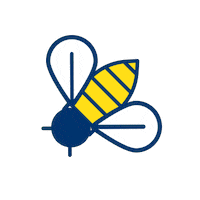 JerseyElectricity nature bee bees je Sticker