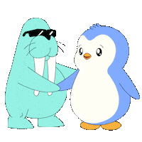 Team Penguin Sticker by Pudgy Penguins