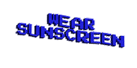 Wear Sunscreen Sticker by Supergoop!