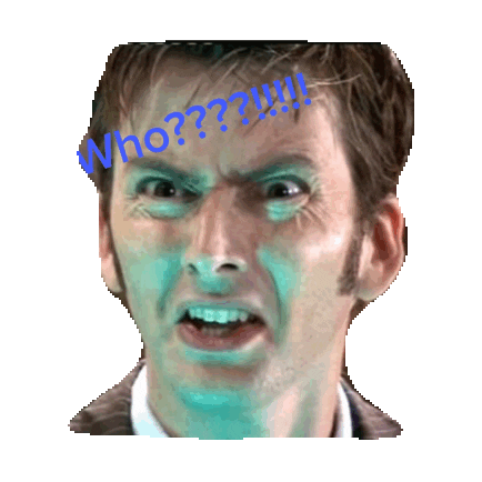 Dr Who Sticker by imoji
