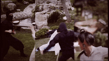 martial arts fire GIF by Parlophone Records