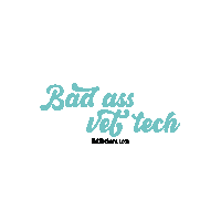 lovehuvet badass vet veterinary bad ass Sticker
