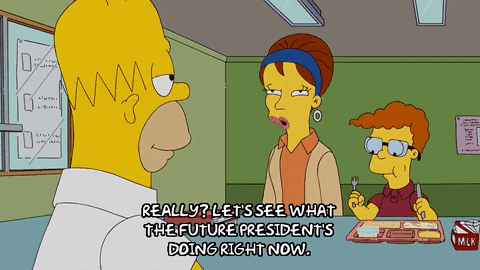 Speaking Episode 18 GIF by The Simpsons