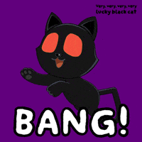 Glow Black Cat GIF by VeeFriends