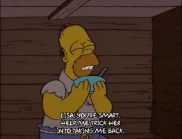 homer simpson help GIF