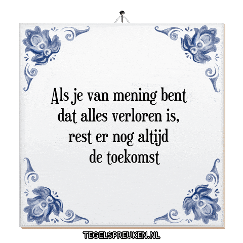 Humor Hoop Sticker by Tegelspreuken.nl