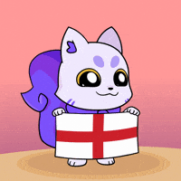 London Flag GIF by Lucky Kat Studios