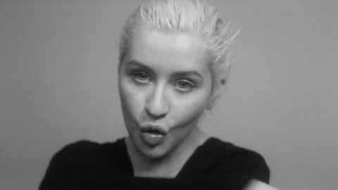 Accelerate GIF by Christina Aguilera