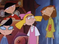 hey arnold nick splat GIF