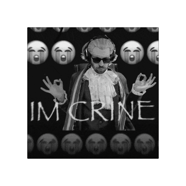 Im Crying Try Not To Laugh Sticker