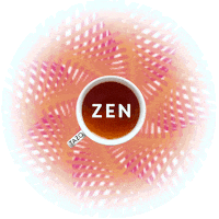 yoga breathe Sticker by Tazo Tea