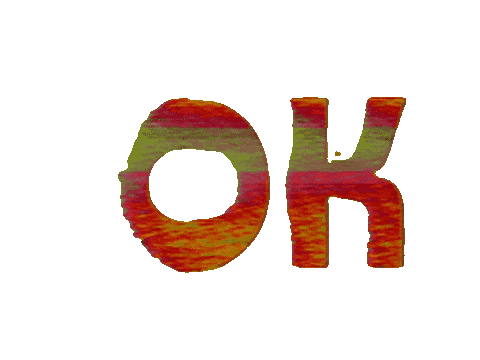 Glitch Ok Sticker