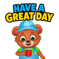 Have A Nice Day Sticker by Lucas and Friends by RV AppStudios