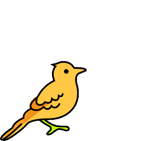 klmmr giphyupload romance bird singing Sticker