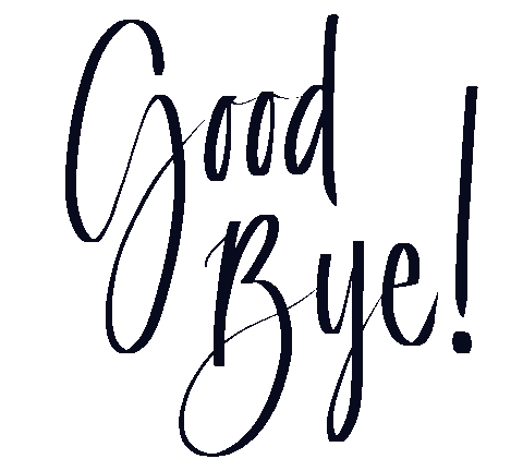 Goodbye Sticker