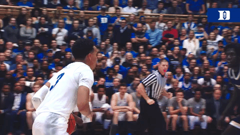 college basketball sport GIF by Duke Men's Basketball