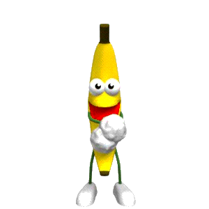 banana dancing STICKER