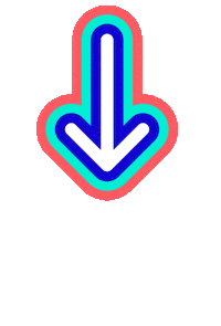 Fun Arrow Sticker by The Wern