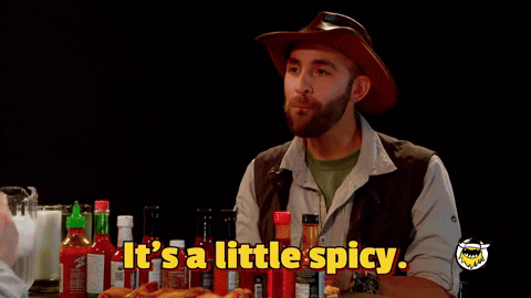 Spice Hot Ones GIF by First We Feast