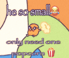 Adventure Time Popcorn GIF