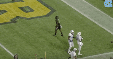 carolina football celebration GIF by UNC Tar Heels