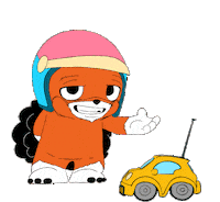 Animation Ginger Sticker by KlompKids