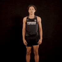 Flexing Track And Field GIF by Purdue Fort Wayne Athletics