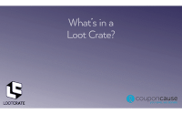 loot crate GIF by Coupon Cause
