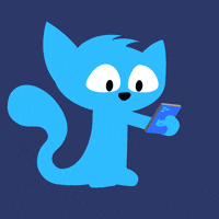 Waldo3D cat photo selfie smartphone GIF