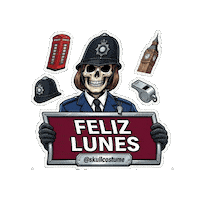 Scotland Yard Halloween Sticker