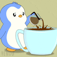Monday Morning Coffee GIF by Pudgy Penguins
