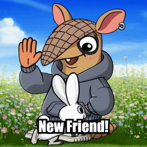 Bunny Friendship GIF by Chillo Dillo