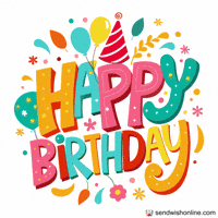Happy Birthday GIF by sendwishonline.com