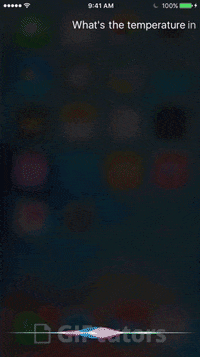 iphone weather by GIF tutors