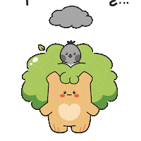 uiwangsi 우울 kkabi 느티 까비 Sticker
