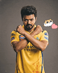 Chennai Super Kings Vijay GIF