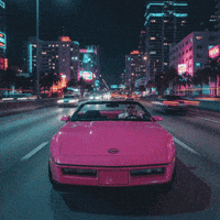 Grand Theft Auto Pink GIF by Jukebox Saints