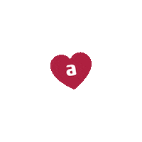 Puppy Love Heart Sticker by animonda