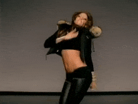 hair flip jennifer lopez jlo j lo parka GIF