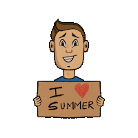 Happy Love Summer Sticker