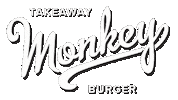 Burger Monkey Sticker