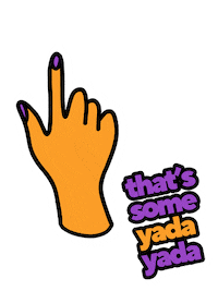 Yada Yada Yada Ugh Sticker by Metro by T-Mobile