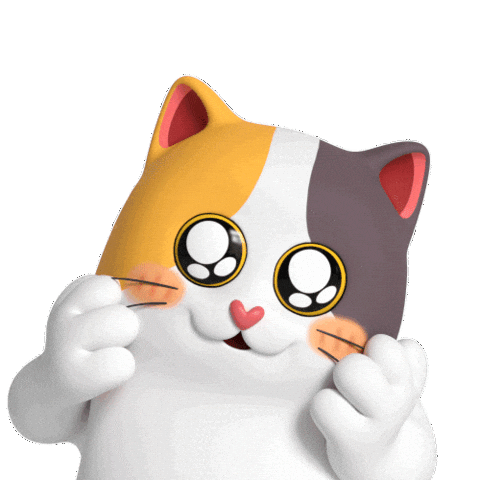 Happy Cat Sticker by Liberty Cats Emojis