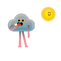 High Five Ice Cream Sticker by Met Office weather
