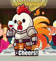 Dinner Party Celebration GIF by Zorooster