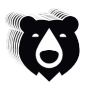 Oat Milk Cute Bear Sticker by @twobearscoffee