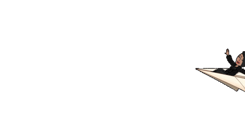 flying turn around Sticker by Dr. Donna Thomas Rodgers