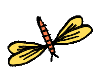 Insect Dragonfly Sticker