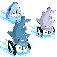 Scared Run Sticker by Pudgy Penguins