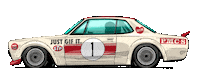 Car Driving Sticker